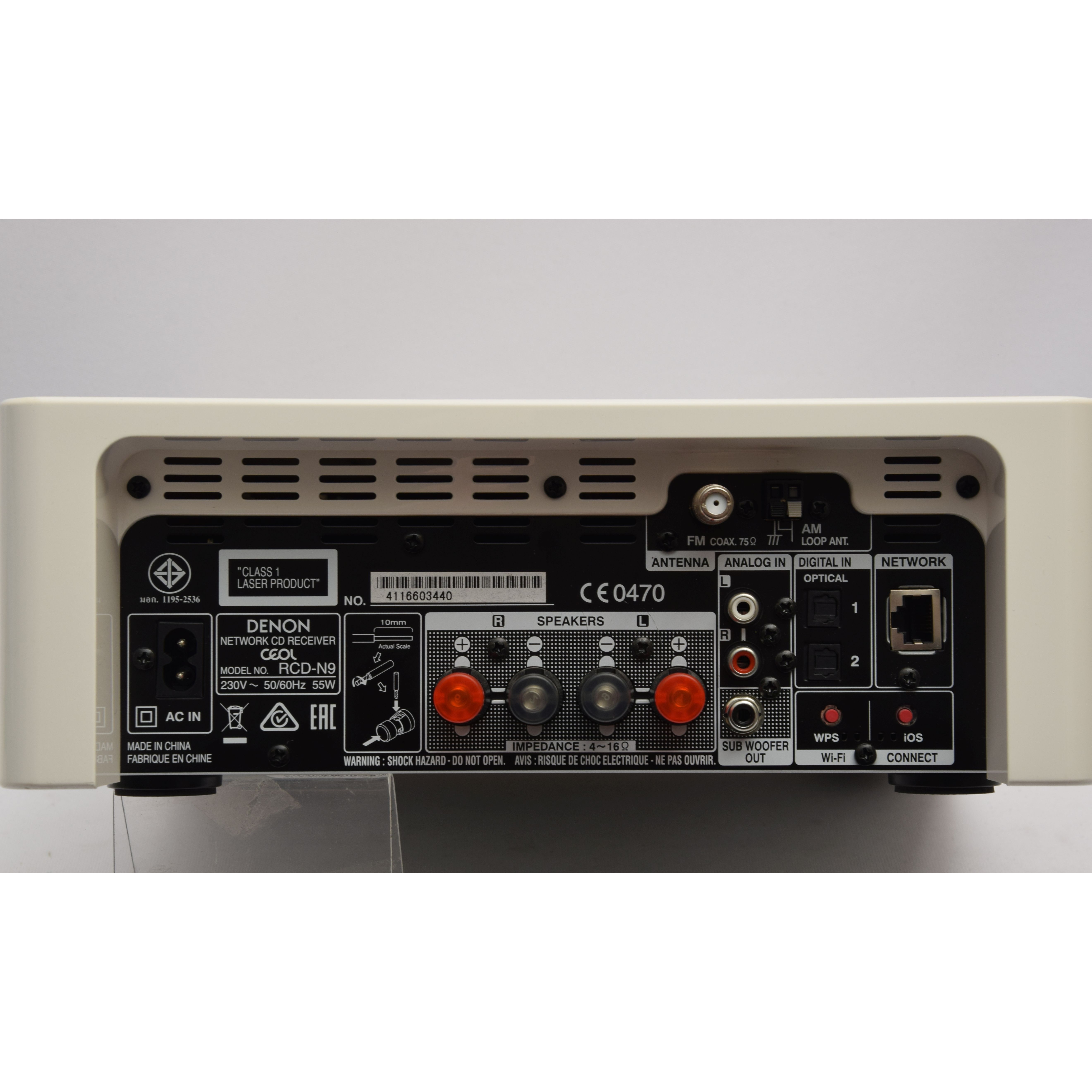 Pre-owned Denon RCD-N9 CEOL Network CD Music Receiver 65W+65W with